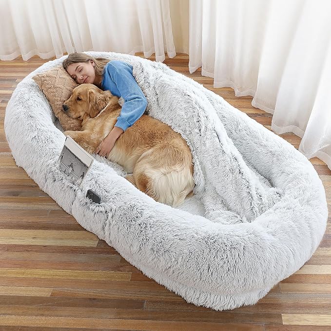 Human dog bed large dog bed