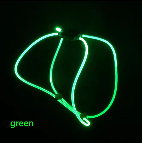 Factory Wholesale DIY LED Optical Fiber Lamp Dog Vest Harness for Walk the Dog at Night